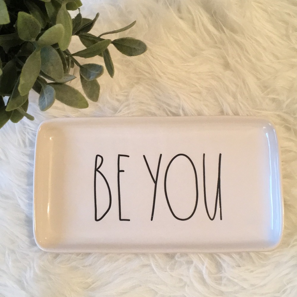 SOLD Rae Dunn Be You Plate